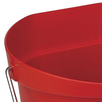 Vikan Emmer rood 12 ltr. met schenktuit