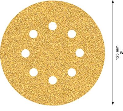 Bosch Accessoires expert c470 schuurpapier voor excenterschuurmachines 125 mm, 8 gaten, k40 50-delig - 1 stuk(s) - 2608900908 Bosch Accessoires expert c470 schuurpapier voor excenterschuurmachines 125 mm, 8 gaten, k40 50-delig - 1 stuk(s) - 2608900908