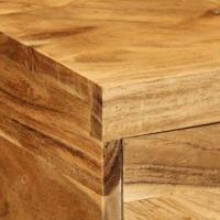 Tv-meubel wandmontage 80x30x19 cm massief acaciahout - thumbnail