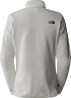 The North Face 100 Glacier 1/4 Zip Fleece Dames White Dune/NPF M - thumbnail