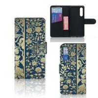 Xiaomi Mi 9 SE Hoesje Beige Flowers - thumbnail