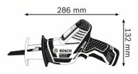 Bosch Professional GSA 12V-14 Accu reciprozaagmachine 12V 3,0Ah Li-Ion In L-Boxx - 060164L976 - thumbnail