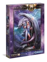 Clementoni legpuzzel anne stokes dragon mage, 1000st. - thumbnail