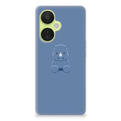 OnePlus Nord CE 3 Lite Telefoonhoesje met Naam Baby Rhino OnePlus Nord CE 3 Lite Telefoonhoesje met Naam Baby Rhino
