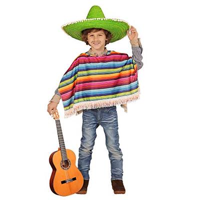 Poncho meerkleurig kind