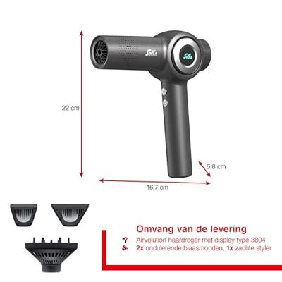 Solis 3804 Haardroger Grijs Solis 3804 Haardroger Grijs