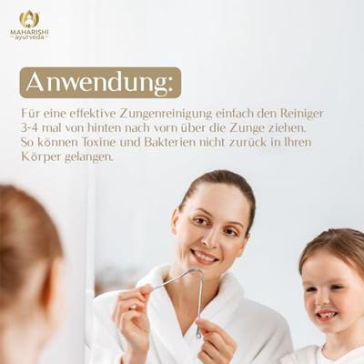 Maharishi Ayurv Tongschraper roestvrij staal 1 Stuks Maharishi Ayurv Tongschraper roestvrij staal 1 Stuks