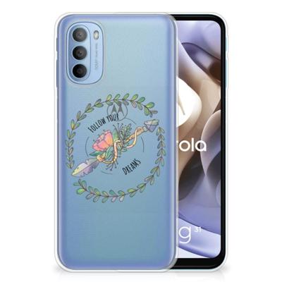 Motorola Moto G31 | G41 Telefoonhoesje met Naam Boho Dreams Motorola Moto G31 | G41 Telefoonhoesje met Naam Boho Dreams