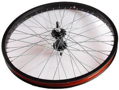 Voorwiel 20 x 1.75" Freestyle aluminium 48 spaaks - zwart