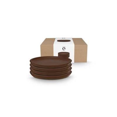 vtwonen - Breakfast plates - Brown - Ceramic - 17cm - Crockery set of 4