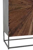 J-Line kast Shanil 2 Deuren - hout|ijzer - naturel - thumbnail