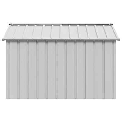 Hondenhok met dak 113x153x101 cm gegalvaniseerd staal - thumbnail