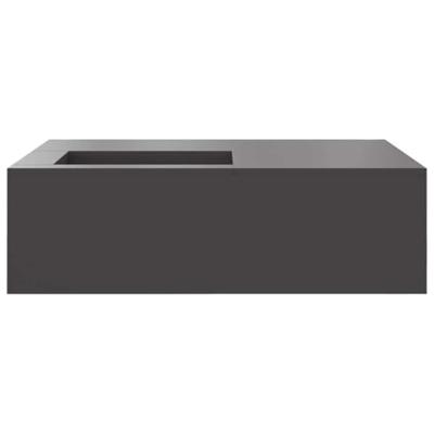 Vuurkorf Zwart 100 x 100 x 30 cm Staal