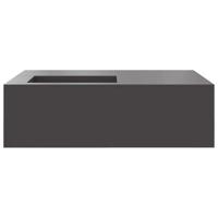 Vuurkorf Zwart 100 x 100 x 30 cm Staal - thumbnail