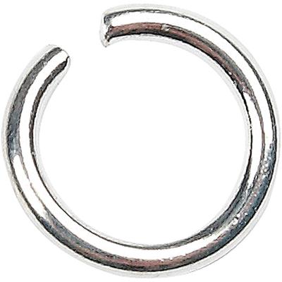 Creativ Company Ringen, afm 7 mm, dikte 1 mm, verzilverd, 400 stuk/ 1 doos
