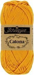 Scheepjes Catona 25g - 249 Saffron - Haakgaren / Breigaren