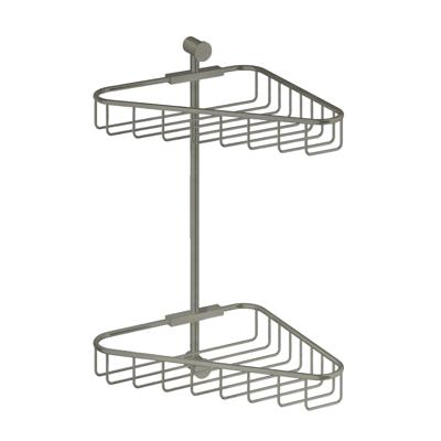 Hoekdraadkorf Hotbath Cobber Dubbel Wandmodel Geborsteld Nikkel Hoekdraadkorf Hotbath Cobber Dubbel Wandmodel Geborsteld Nikkel