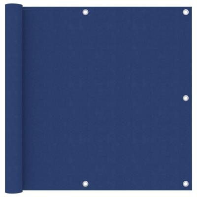 Balkonscherm 90x500 cm oxford stof blauw Balkonscherm 90x500 cm oxford stof blauw