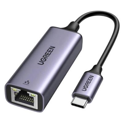 UGREEN 25052 USB-kabel USB-C stekker, RJ45 Grijs