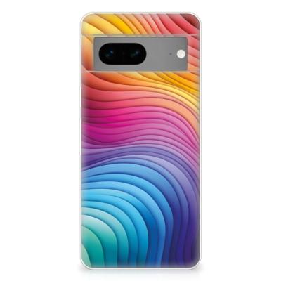 TPU Hoesje voor Google Pixel 7 Regenboog TPU Hoesje voor Google Pixel 7 Regenboog