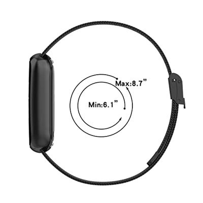 Fitbit Luxe - Milanese bandje met klemsluiting - Zwart Fitbit Luxe - Milanese bandje met klemsluiting - Zwart