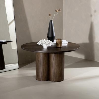 Nohr Ronde Salontafel 'Anh' 80cm, kleur Mokka Nohr Ronde Salontafel 'Anh' 80cm, kleur Mokka