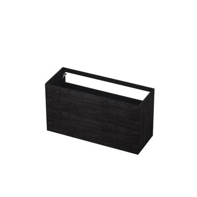 INK - Onderkast 2 Laden Push To Open 65cm Hout Decor - 1200x450x650 Mm - Houtskool Eiken