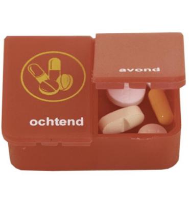 Able 2 Pillendoos 1 dag 2 vaks rood NL 1 Stuks Able 2 Pillendoos 1 dag 2 vaks rood NL 1 Stuks