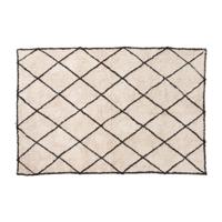 Vloerkleed berber - naturel/zwart - 160x230 cm - thumbnail