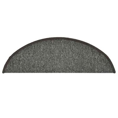 VidaXL Trapmatten 30 st 56x17x3 cm donkergrijs halfrond VidaXL Trapmatten 30 st 56x17x3 cm donkergrijs halfrond
