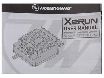Hobbywing Xerun XR10 Stock Spec G2 100A regelaar