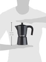 Percolator Monix Braisogona_M640009 Zwart Aluminium 9 Kopjes - thumbnail