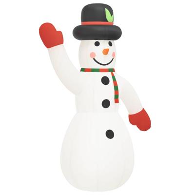 VidaXL Sneeuwpop opblaasbaar met led's 370 cm VidaXL Sneeuwpop opblaasbaar met led's 370 cm