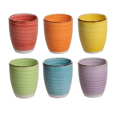 Studio Tavola Koffiekopjes Sunny Summer - 160 ml - 6 stuks