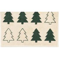 Cawö Cawo Christmas Edition 794 Fir trees Handdoek beige - thumbnail