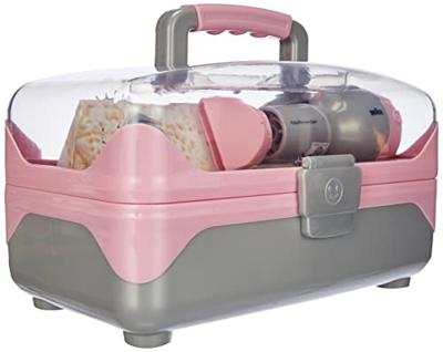 Braun beautycase met accessoires