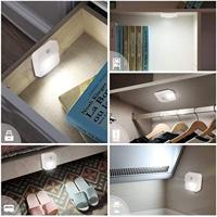 Magnetische Led Opbouwlamp met bewegingssensor - batterijen - 5000K - thumbnail