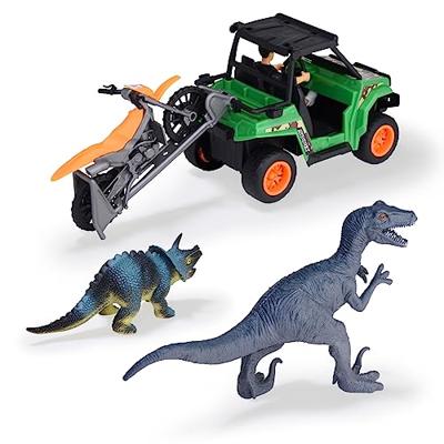 Dinosaur Hunter Box - Dickie - Inclusief 1 gelede figuur en 2 dinosaurussen - thumbnail