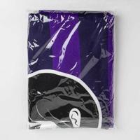 Wednesday strandlaken paars 70 x 140 cm - polyester - thumbnail
