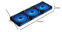 Lian Li UNI FAN SL-INF 120, 3-pack, Black , ARGB PWM - thumbnail