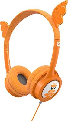 iFrogz - Kinderhoofdtelefoon 'Little Rockerz' in fantasierijke drakendesign, oranje