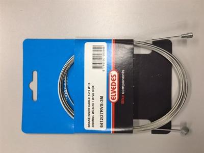 Shimano Elvedes rem-binnenkabel rvs 2-nippels 3m