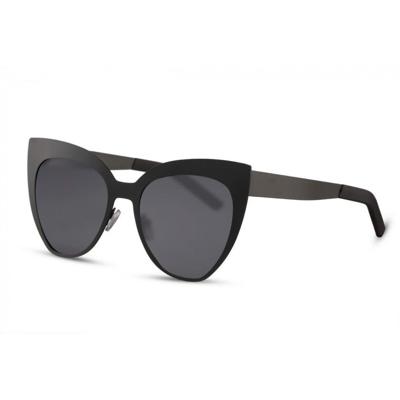 CWI zonnebril vlinder volledig omrand cat. 3 zwart/zwart CWI zonnebril vlinder volledig omrand cat. 3 zwart/zwart