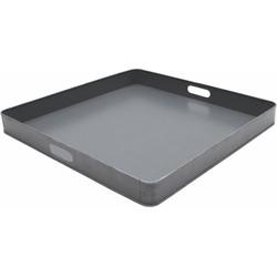 LABEL51 Dienblad, Metaal, 60 x 60 x 6cm, kleur Grijs