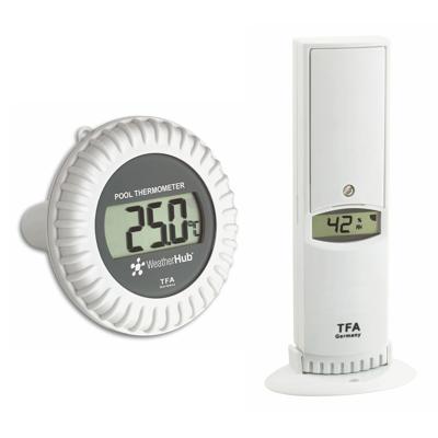 TFA Dostmann Digitales Thermo-Hygrometer Thermo- en hygrometer Wit