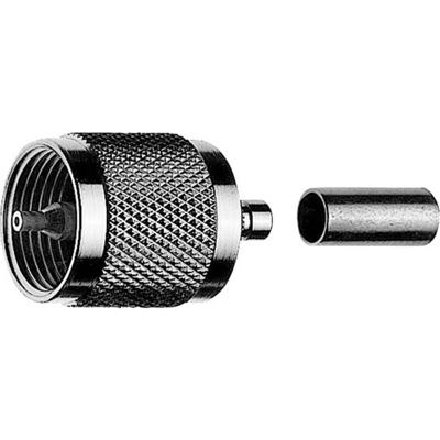 Telegärtner 100024321 100024321 UHF-connector Stekker, recht 50 Ω 1 stuk(s)