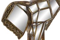 Wanddecoratie DKD Home Decor Spiegel Olifant Gouden Hars (41 x 11 x 38 cm) - thumbnail