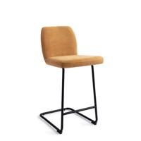 Jesper Home Barstoel 'Ikata' Arch Black, kleur Honey Harvest (zithoogte 65cm) - thumbnail