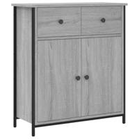 Dressoir 70x30x80 cm bewerkt hout grijs sonoma - thumbnail