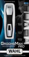 Baardtrimmer - WAHL - GROOMSMAN PRO - 2,4 V - 6 kammen - Batterijduur: 60 min - Zwart / Zilver - thumbnail